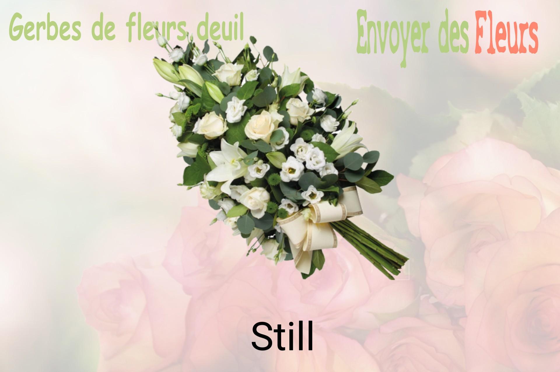 Gerbe de fleurs de deuil livrée à Still
